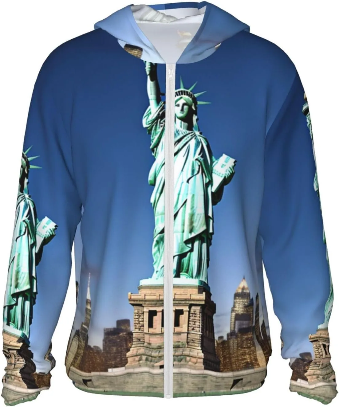 Толстовка с защитой от солнца Statue of Liberty, UPF 50+, с длинными рукавами и молнией GFLFMXZW
Толстовка с защитой от солнца Statue of Liberty, UPF 50+, с длинными рукавами и молнией GFLFMXZW