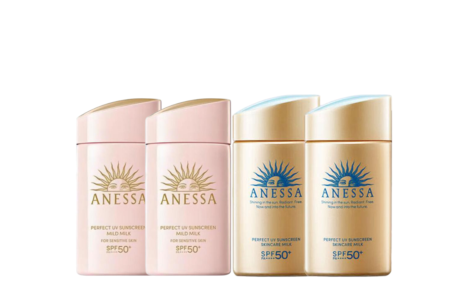 ANESSA Набор из четырех предметов: ANRESHA Small Gold Bottle и Small Pink Bottle солнцезащитный увлажняющий праймер
ANESSA Набор из четырех предметов: ANRESHA Small Gold Bottle и Small Pink Bottle солнцезащитный увлажняющий праймер