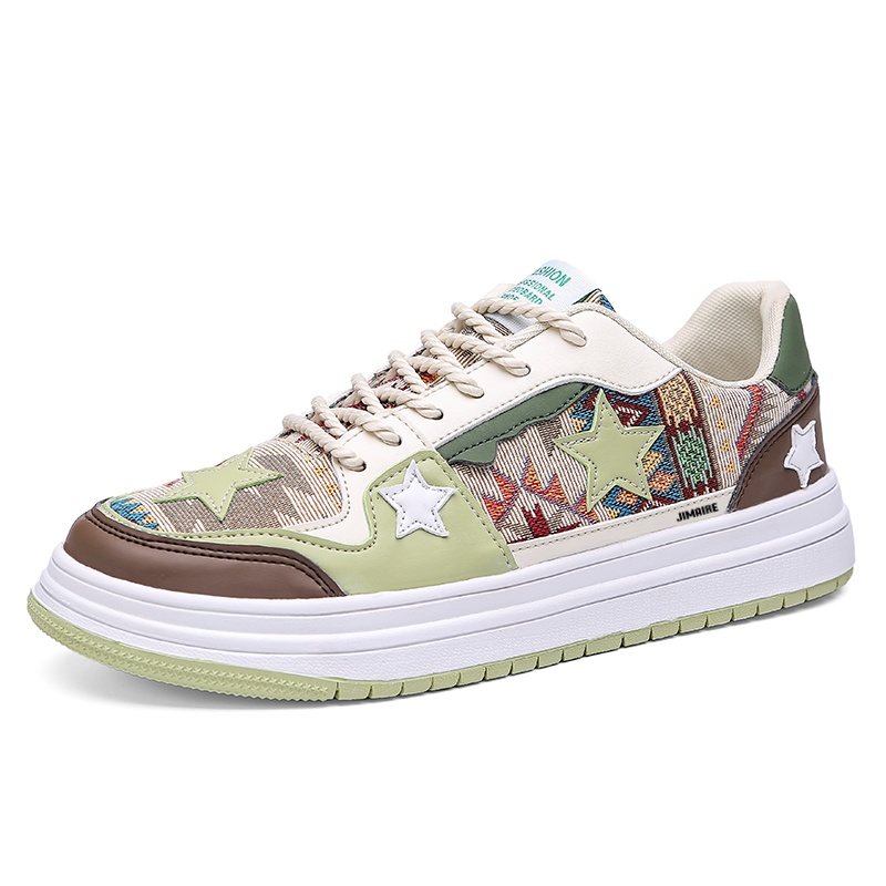 King Jinmai Скользостойкие амортизирующие износостойкие легкие дышащие низкие скейтерские кроссовки мужские бежево-зеленые, цвет Beige Green
King Jinmai Скользостойкие амортизирующие износостойкие легкие дышащие низкие скейтерские кроссовки мужские бежево-зеленые, цвет Beige Green