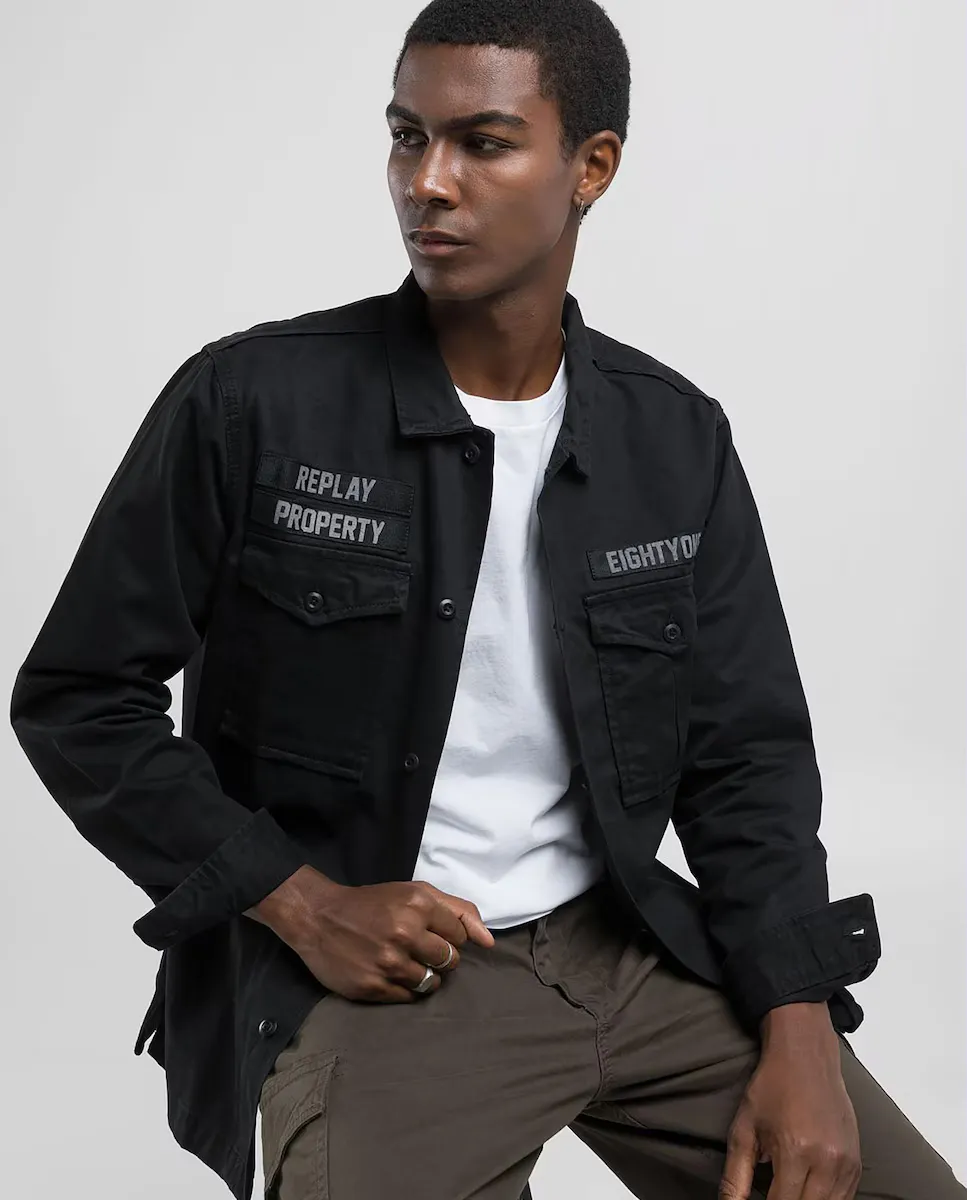 Мужская рубашка с длинным рукавом Replay, черный
Мужская рубашка с длинным рукавом Replay, черный