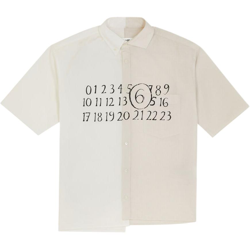 Асимметричная поплиновая рубашка MM6 Maison Margiela, белый
Асимметричная поплиновая рубашка MM6 Maison Margiela, белый