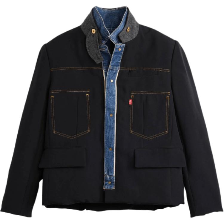 Levis Куртка Sacai X женская черная, Black
Levis Куртка Sacai X женская черная, Black