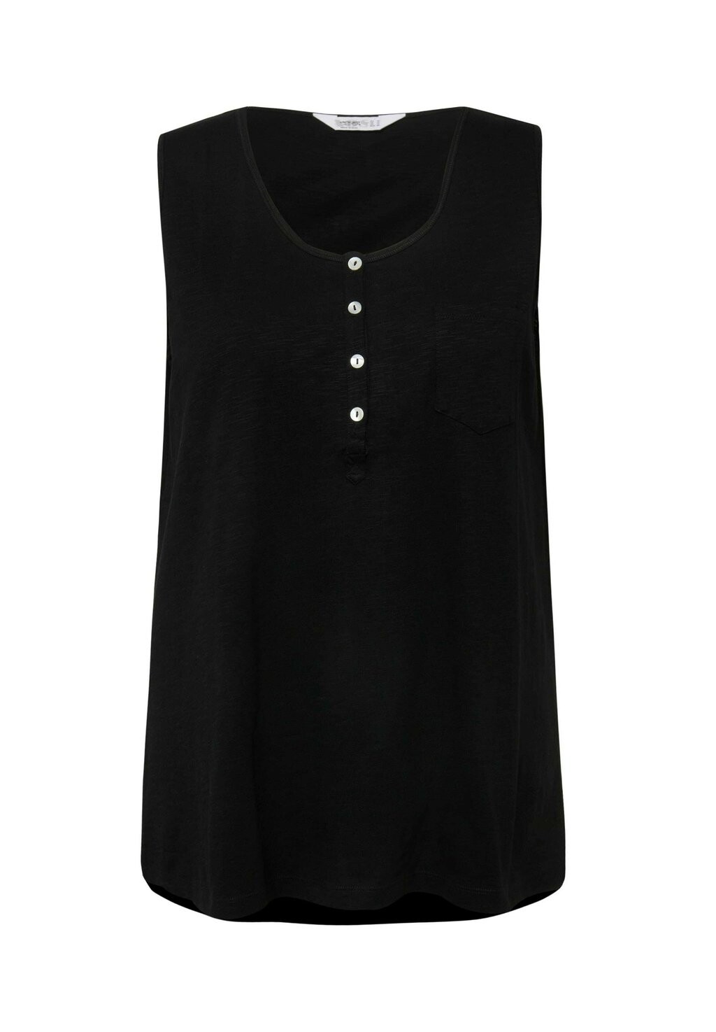 Топ RUNDHALS KNOPFLEISTE SAUM HINTEN LÄNGER Angel of Style, черный
Топ RUNDHALS KNOPFLEISTE SAUM HINTEN LÄNGER Angel of Style, черный