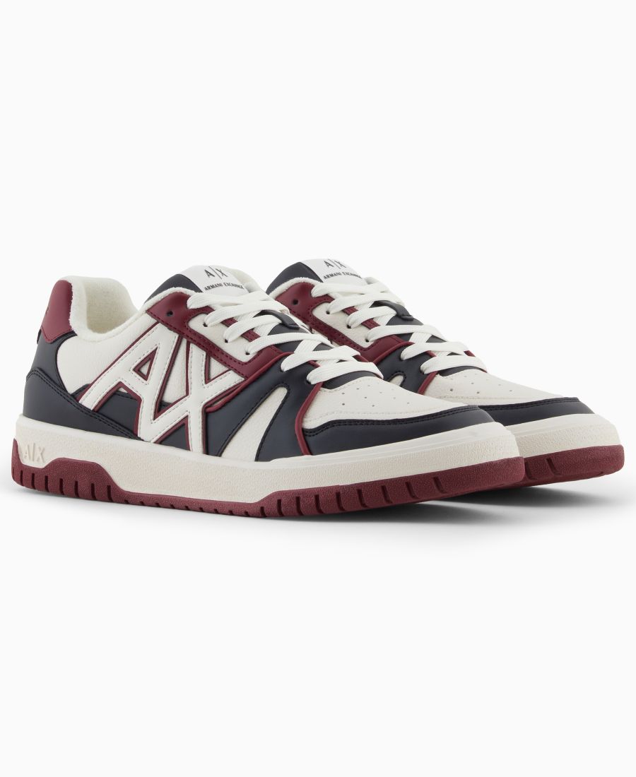 Мужские кроссовки Duck Basket A|X Armani Exchange, Off White/Deep Navy
Мужские кроссовки Duck Basket A|X Armani Exchange, Off White/Deep Navy