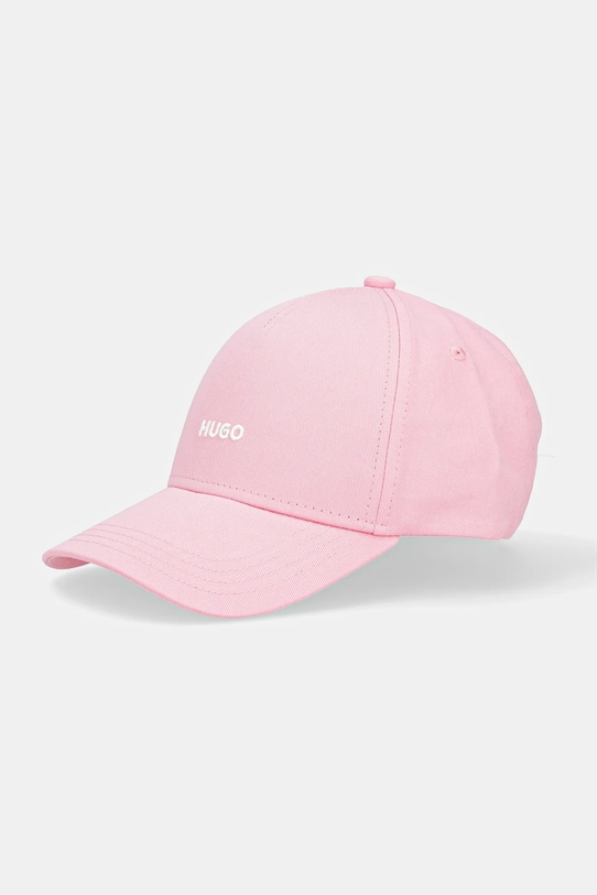 Хлопковая бейсболка cara HUGO, розовый
Хлопковая бейсболка cara HUGO, розовый