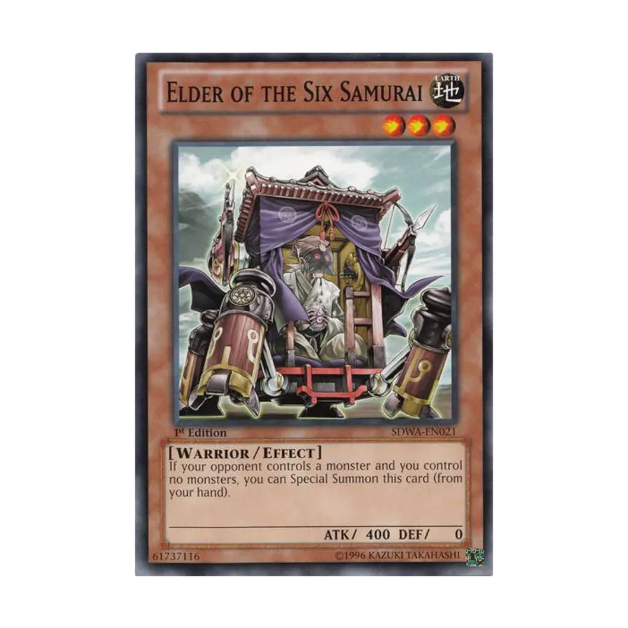 CCG Старейшина шести самураев (обычный), Yu-Gi-Oh - Structure Deck - Samurai Warlords - Singles
CCG Старейшина шести самураев (обычный), Yu-Gi-Oh - Structure Deck - Samurai Warlords - Singles