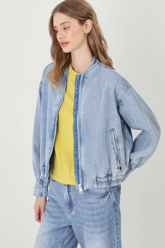 Куртка-бомбер джинсовая Medicine, синий
Куртка-бомбер джинсовая Medicine, синий