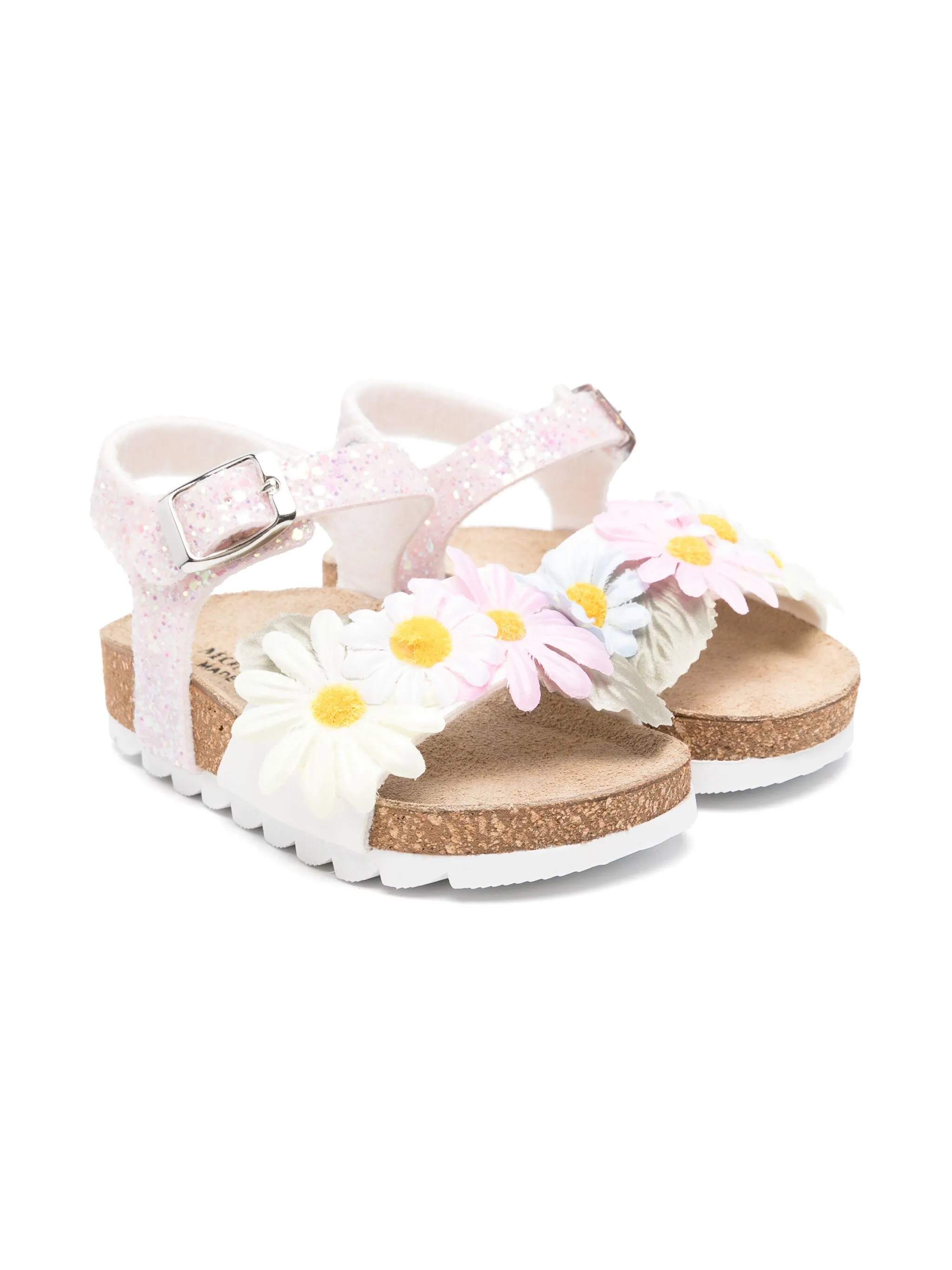 Сандалии с цветочной аппликацией Monnalisa, розовый
Сандалии с цветочной аппликацией Monnalisa, розовый