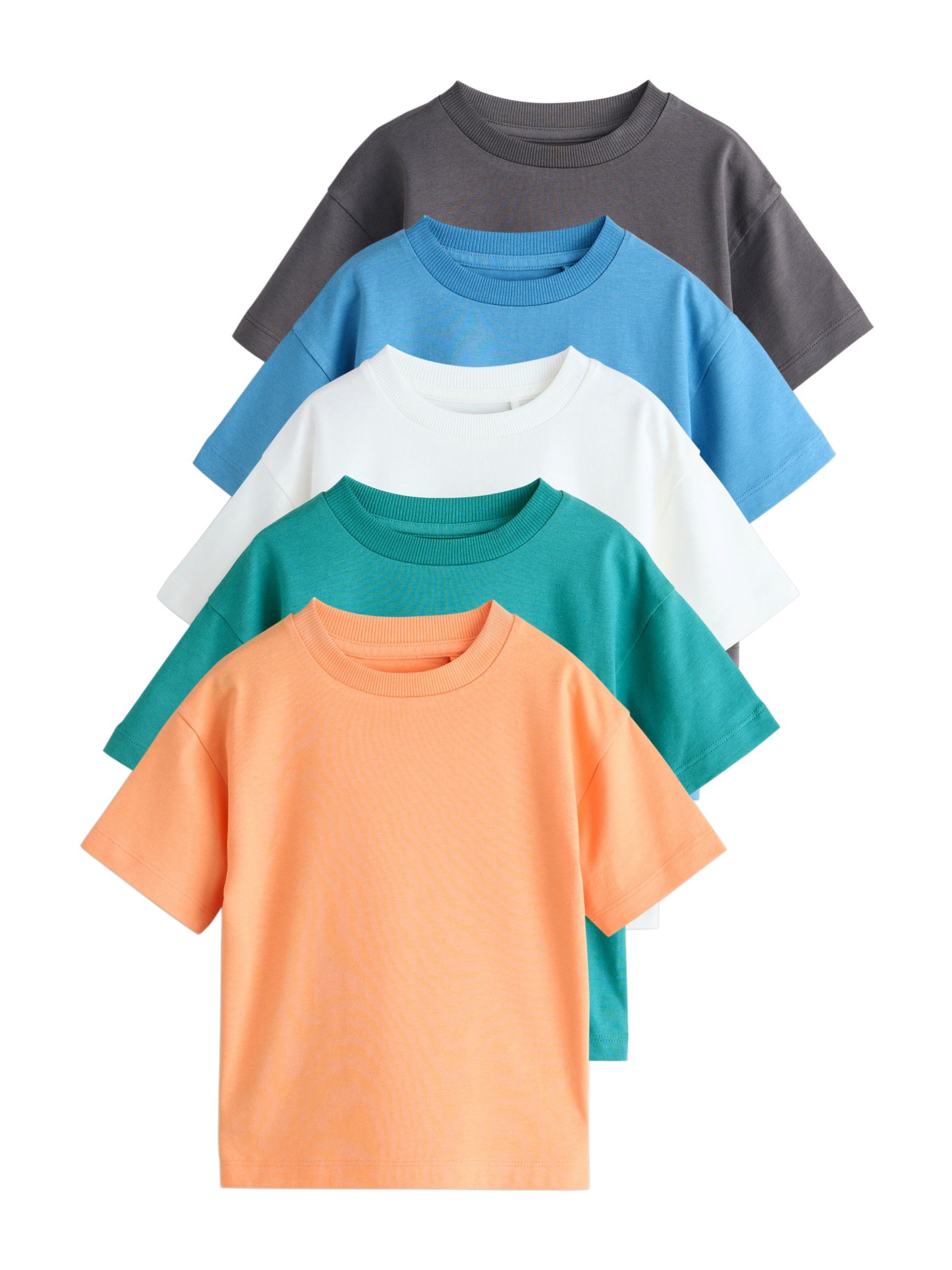 Next Футболка в цветах Azure, Dark Grey, Petrol, Apricot, White
Next Футболка в цветах Azure, Dark Grey, Petrol, Apricot, White