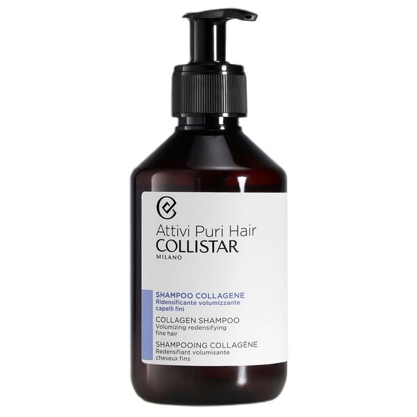 Коллагеновый шампунь для волос, 250 мл Collistar Attivi puri hair collagen
Коллагеновый шампунь для волос, 250 мл Collistar Attivi puri hair collagen