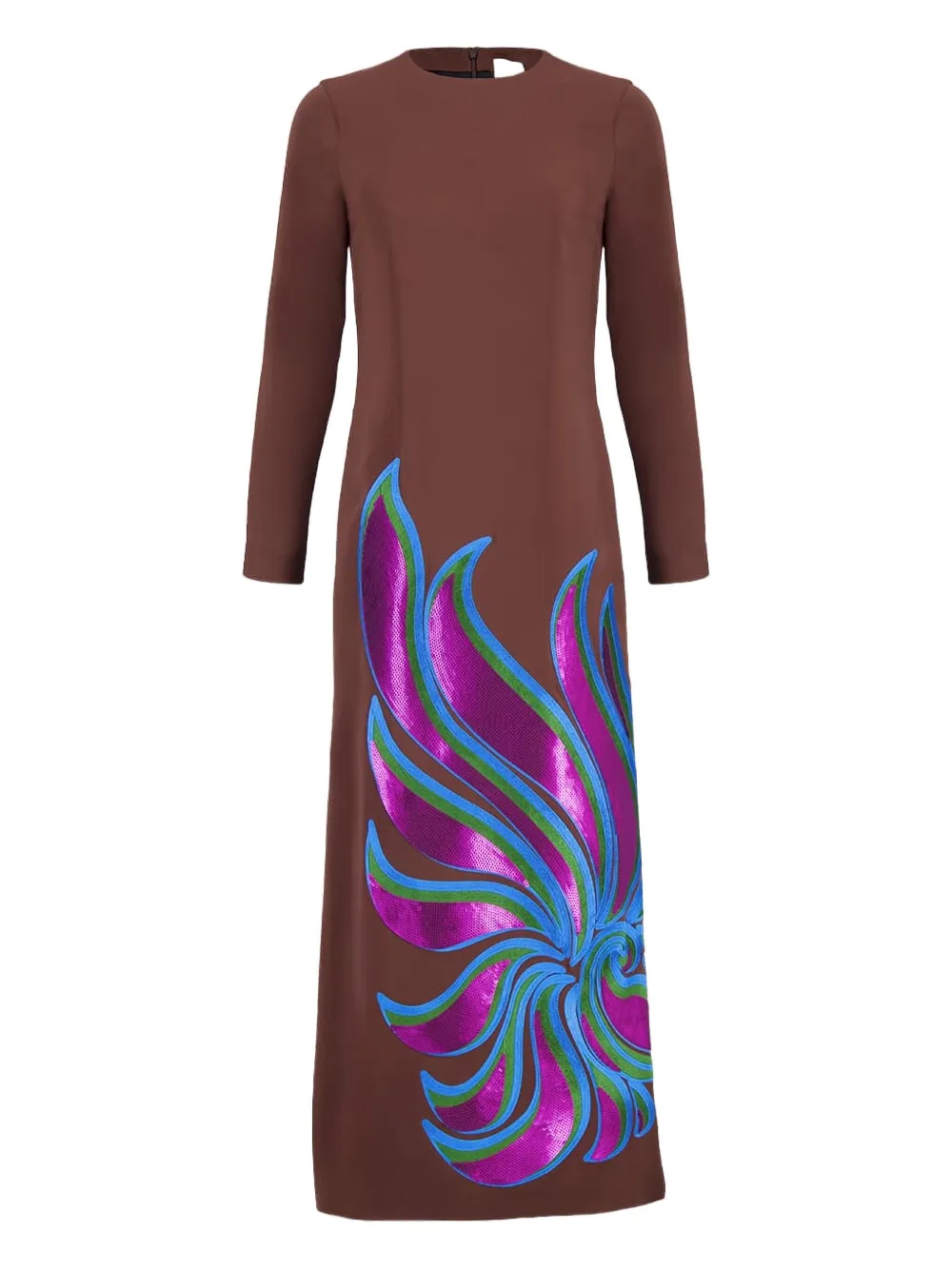 Декорированное платье макси с длинными рукавами PAULA, коричневый
Декорированное платье макси с длинными рукавами PAULA, коричневый