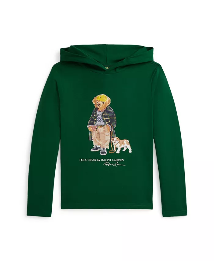 Мальчиковая толстовка с капюшоном Polo Bear из хлопка, размеры 8-20 Polo Ralph Lauren, зеленый
Мальчиковая толстовка с капюшоном Polo Bear из хлопка, размеры 8-20 Polo Ralph Lauren, зеленый