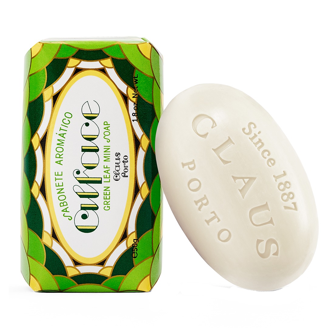 Мыло для тела alface green leaf soap Claus Porto, вес 50 гр.
Мыло для тела alface green leaf soap Claus Porto, вес 50 гр.