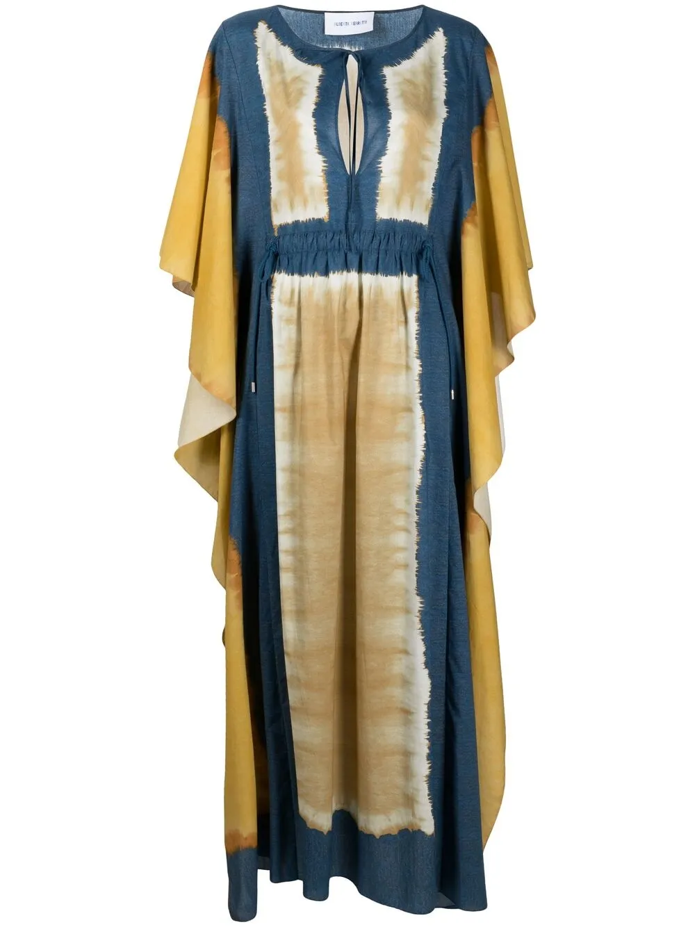 Кафтан с кулиской и абстрактным принтом Alberta Ferretti, синий
Кафтан с кулиской и абстрактным принтом Alberta Ferretti, синий