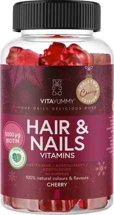 Волосы и ногти Вишня - 60 шт Vitayummy
Волосы и ногти Вишня - 60 шт Vitayummy