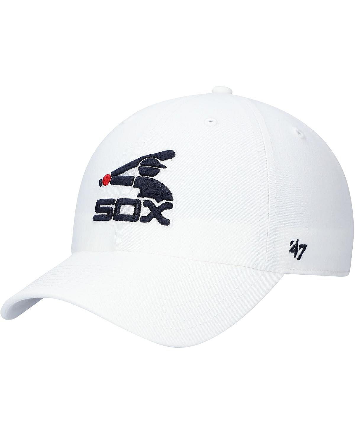 Мужская белая регулируемая шляпа '47 Chicago White Sox 1976 с логотипом Cooperstown Collection '47 Brand