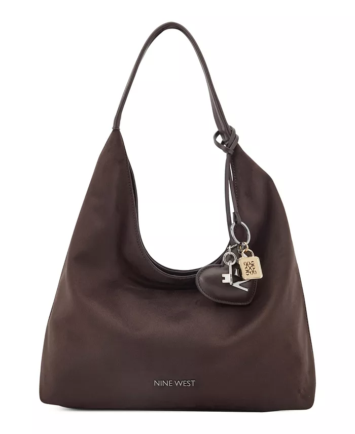 Большая сумка-хобо Keylee Nine West, фиолетовый
Большая сумка-хобо Keylee Nine West, фиолетовый