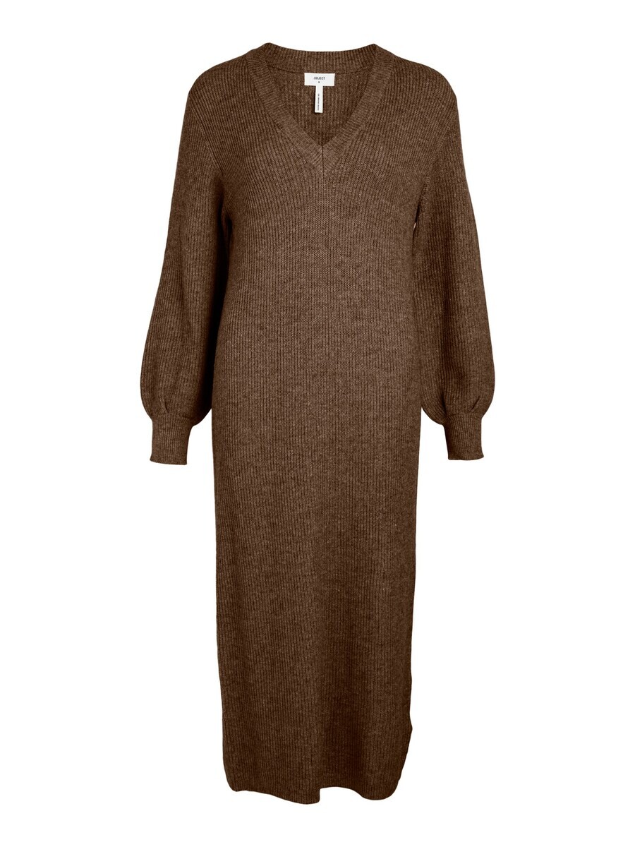 Вязаное платье Object MALENA, пятнистый коричневый
Вязаное платье Object MALENA, пятнистый коричневый