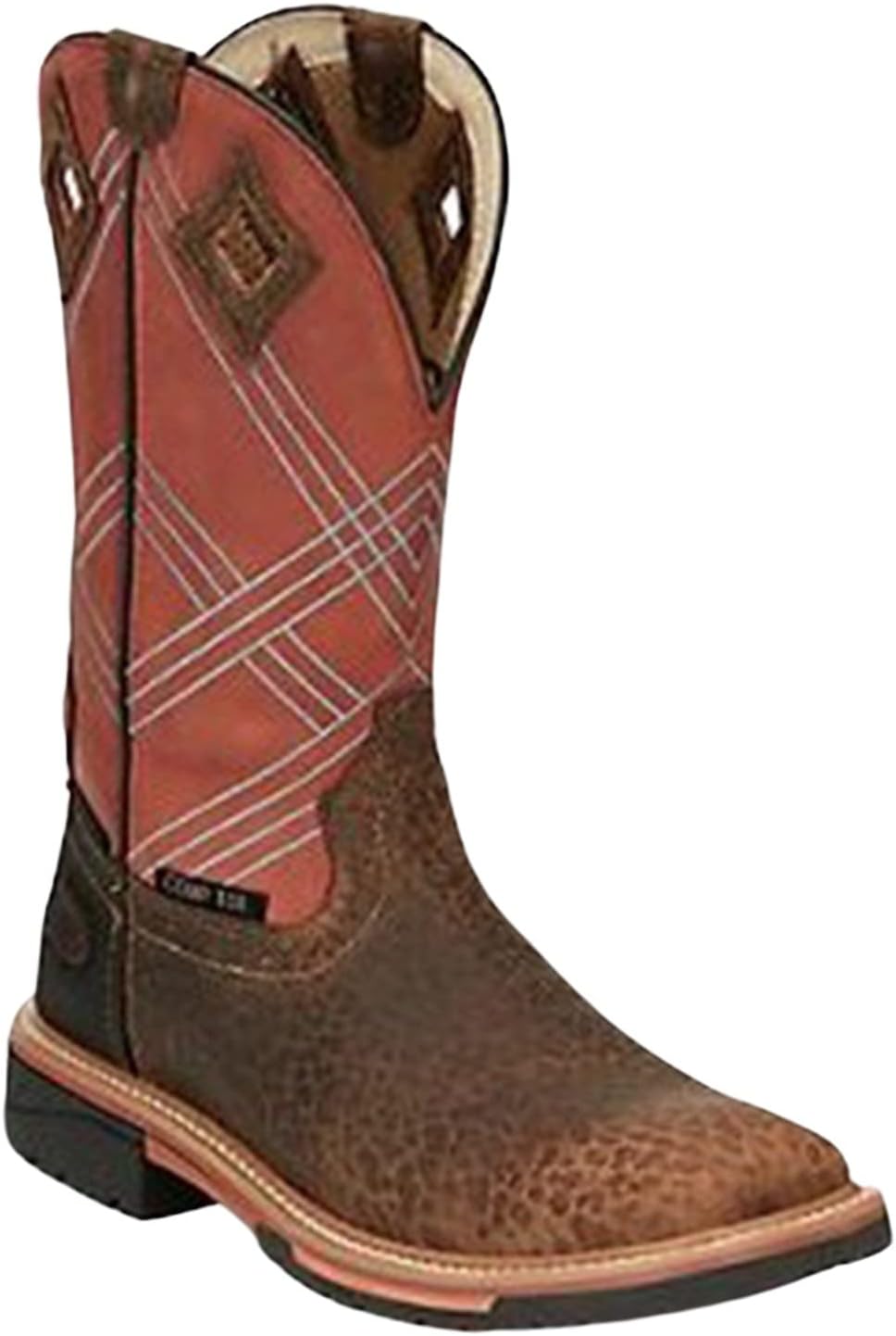 Ботинки с защитным носком Justin Mens Dalhart, коричневый
Ботинки с защитным носком Justin Mens Dalhart, коричневый