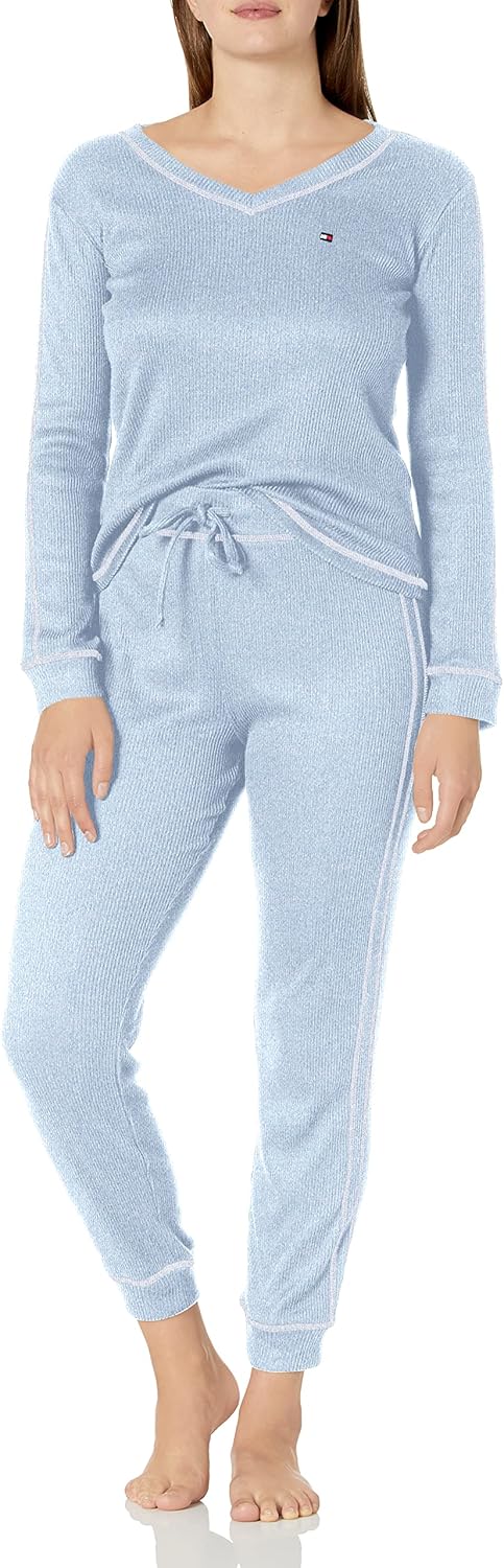Женский пижамный комплект Tommy Hilfiger из вафельной вязки с длинными рукавами, Chambray Heather
Женский пижамный комплект Tommy Hilfiger из вафельной вязки с длинными рукавами, Chambray Heather