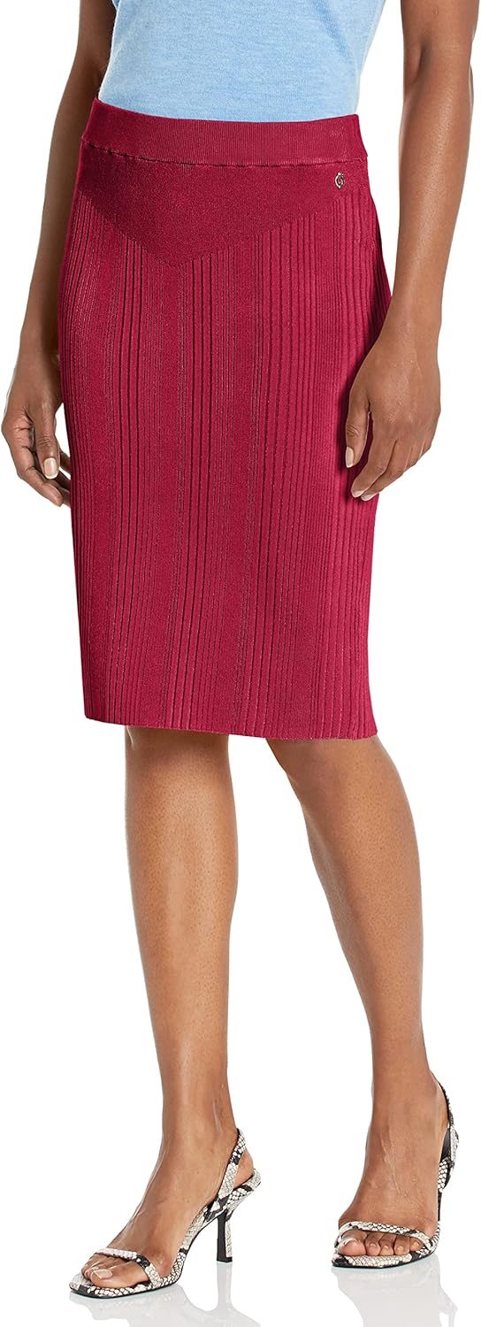 GUESS Женская базовая юбка Essential Alcosta с ребристым узором, Beet Juice Red
GUESS Женская базовая юбка Essential Alcosta с ребристым узором, Beet Juice Red