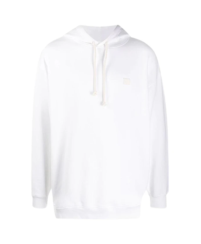 Толстовка с капюшоном и большой нашивкой на лицо Acne Studios, белый
Толстовка с капюшоном и большой нашивкой на лицо Acne Studios, белый