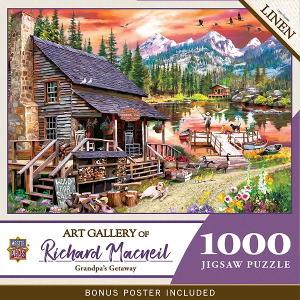 Галерея шедевров - пазл из 1000 деталей "Побег дедушки" Masterpieces Puzzles, multicolor
Галерея шедевров - пазл из 1000 деталей "Побег дедушки" Masterpieces Puzzles, multicolor