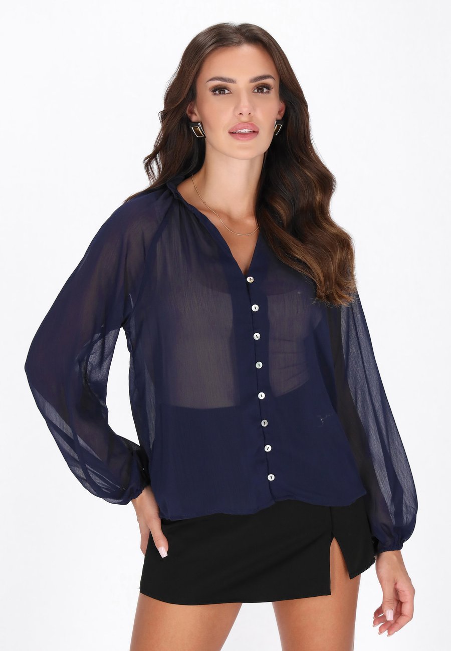 Блуза faina Button-down blouse, Navy/Blue
Блуза faina Button-down blouse, Navy/Blue