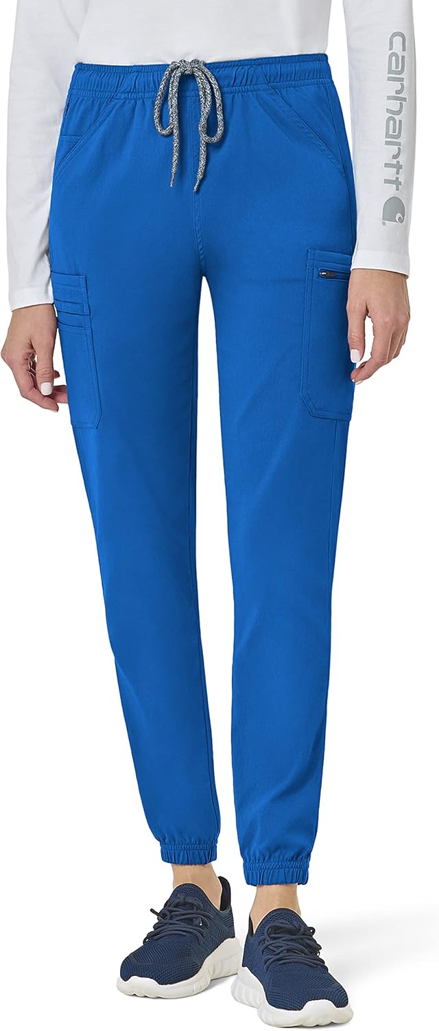 Carhartt Scrubs C52137 женские брюки-джоггеры с карманами Rugged Flex Modern Fit, Royal Blue
Carhartt Scrubs C52137 женские брюки-джоггеры с карманами Rugged Flex Modern Fit, Royal Blue