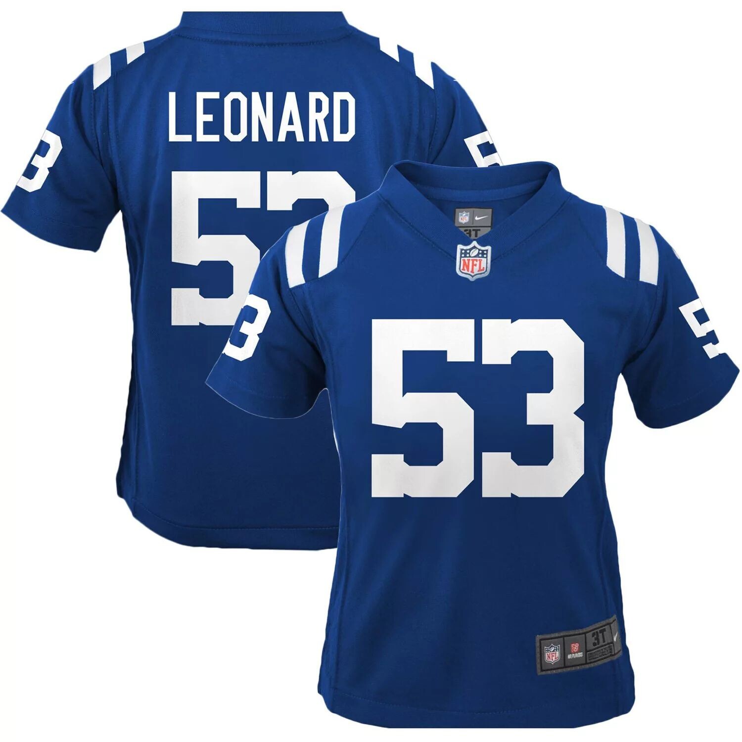 Джерси Nike Darius Leonard Royal Indianapolis Colts Game для малышей Nike
Джерси Nike Darius Leonard Royal Indianapolis Colts Game для малышей Nike