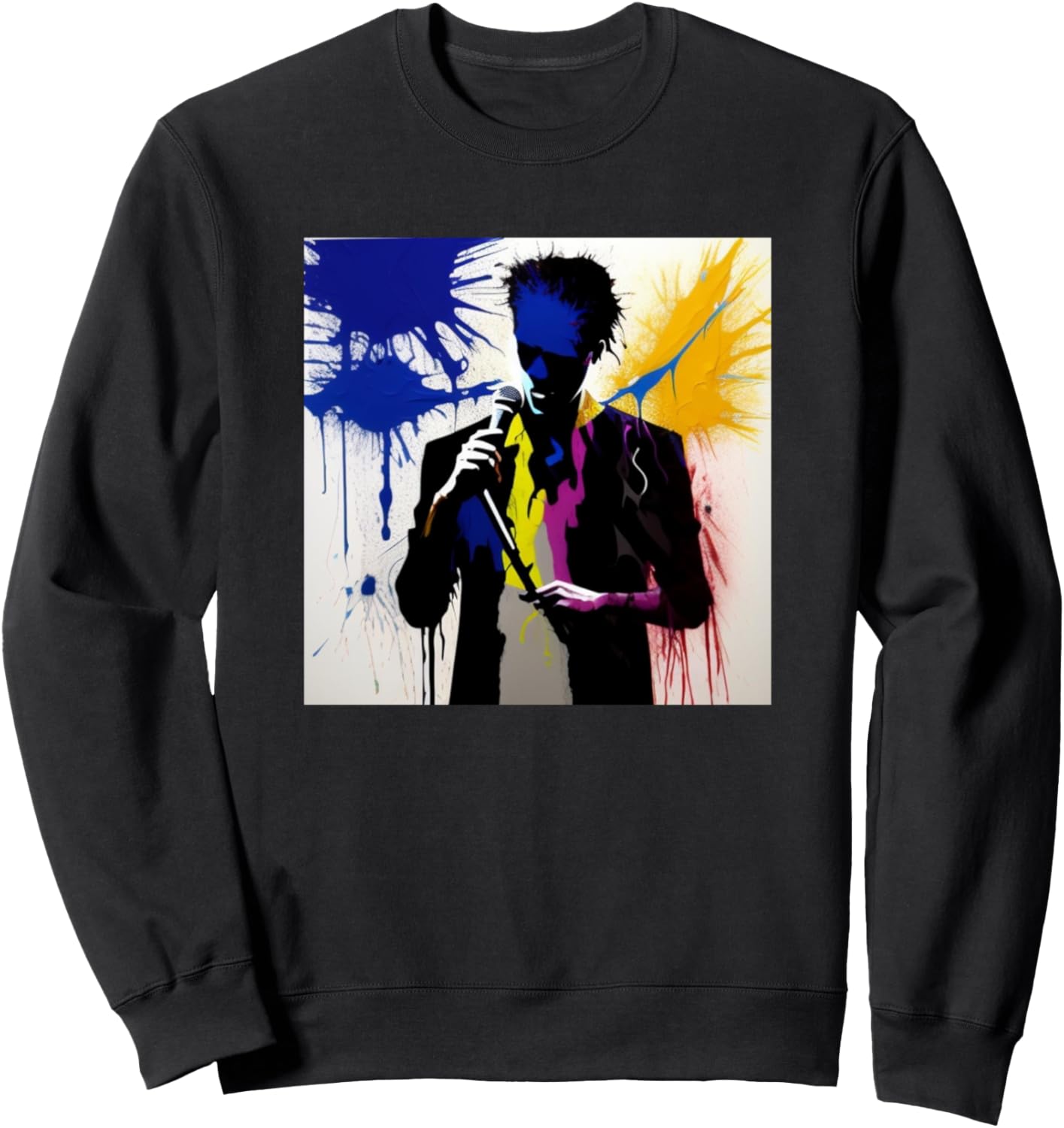 Изображение певца, силуэт мужчины, красочный, певец, толстовка Singer Music | Art Men Women Kids Boys Girls Gift, черный
Изображение певца, силуэт мужчины, красочный, певец, толстовка Singer Music | Art Men Women Kids Boys Girls Gift, черный