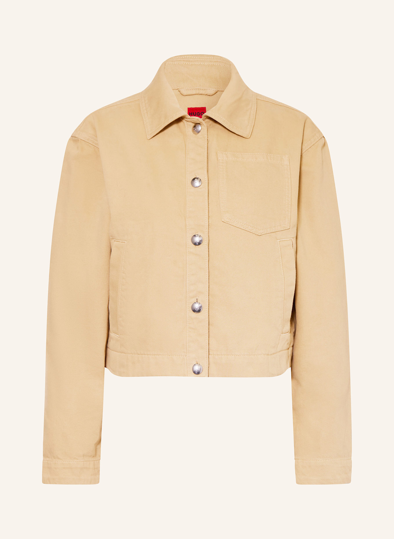 Укороченная джинсовая куртка aclisa Hugo, бежевый
Укороченная джинсовая куртка aclisa Hugo, бежевый