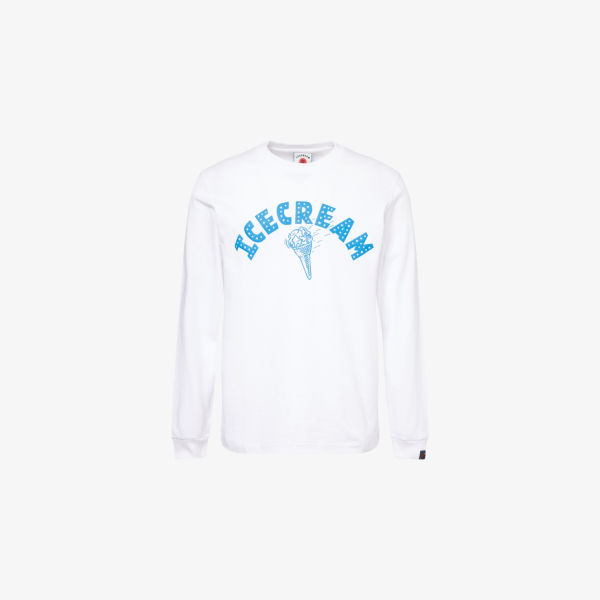 Футболка Icecream с конусным принтом текста, белый
Футболка Icecream с конусным принтом текста, белый