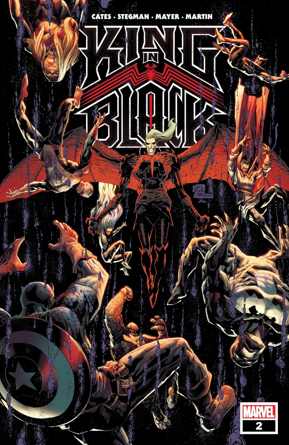 King in Black #2 (2020) Main cover by Ryan Stegman sleeved with our exclusive Rated Comics Acrylic Backer (Rated Comics)
King in Black #2 (2020) Main cover by Ryan Stegman sleeved with our exclusive Rated Comics Acrylic Backer (Rated Comics)