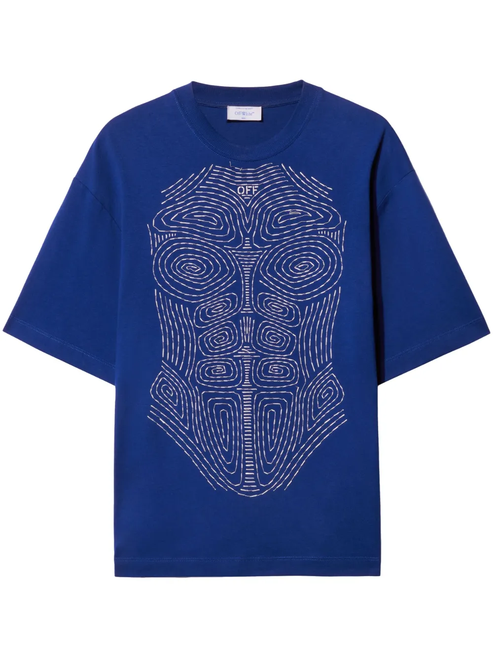 Футболка с вышивкой OFF-WHITE, синий
Футболка с вышивкой OFF-WHITE, синий