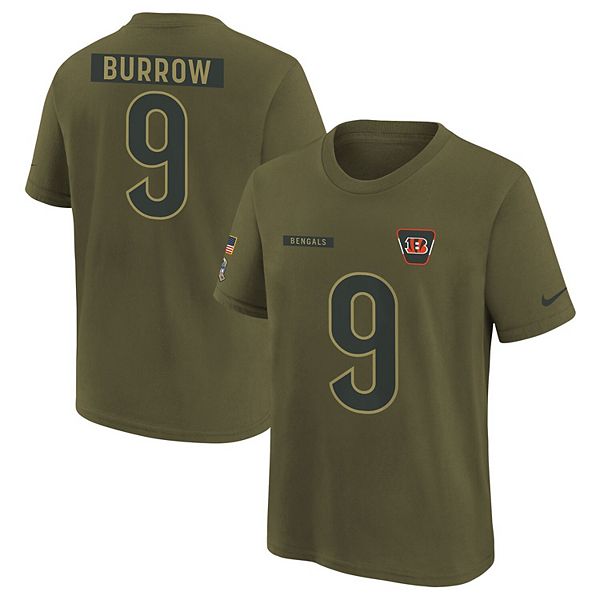 Футболка с именем и номером Joe Burrow Cincinnati Bengals 2025 Salute to Service в цвете olive Nike
Футболка с именем и номером Joe Burrow Cincinnati Bengals 2025 Salute to Service в цвете olive Nike