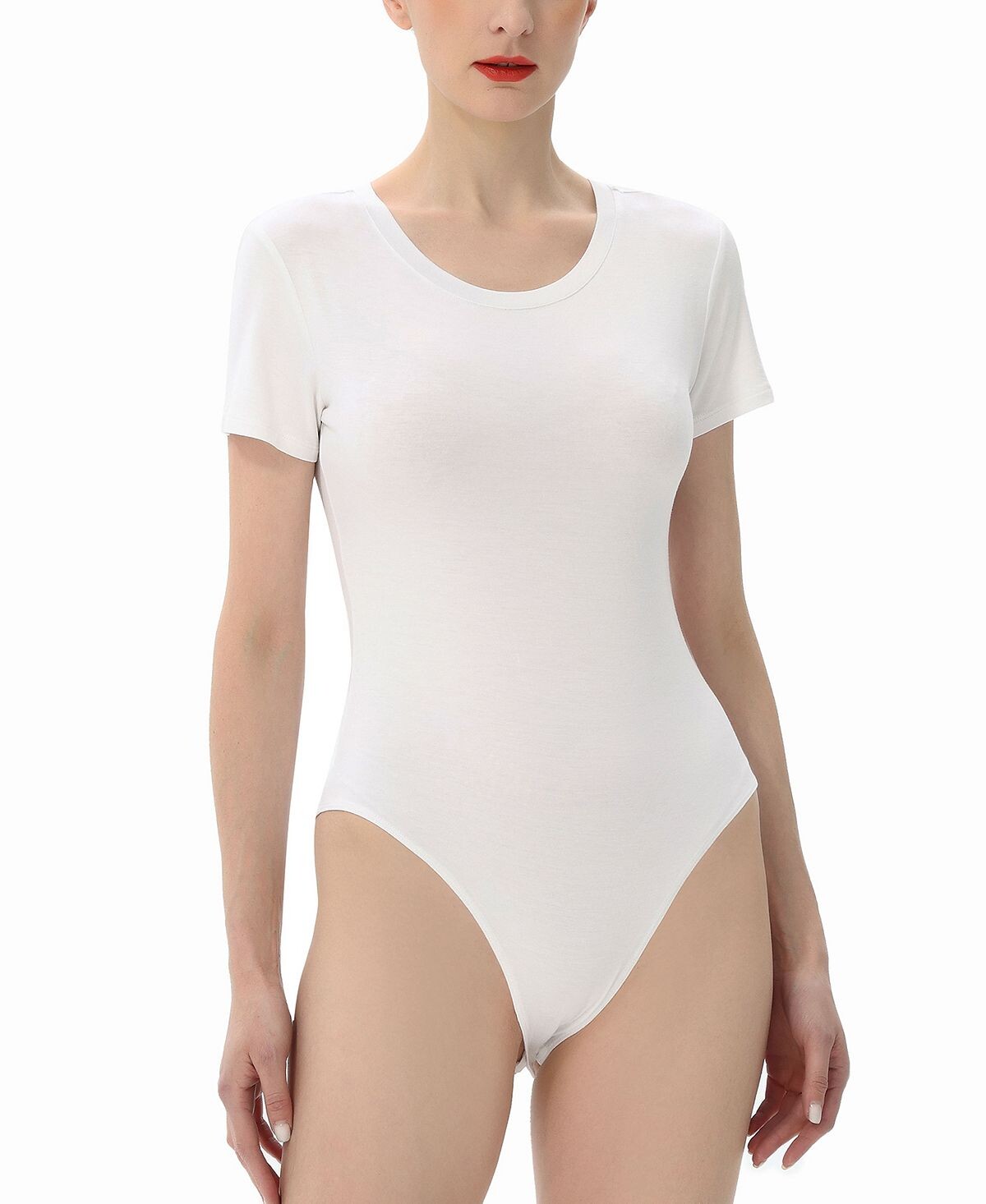 Женское базовое боди с круглым вырезом kimi + kai, белый
Женское базовое боди с круглым вырезом kimi + kai, белый