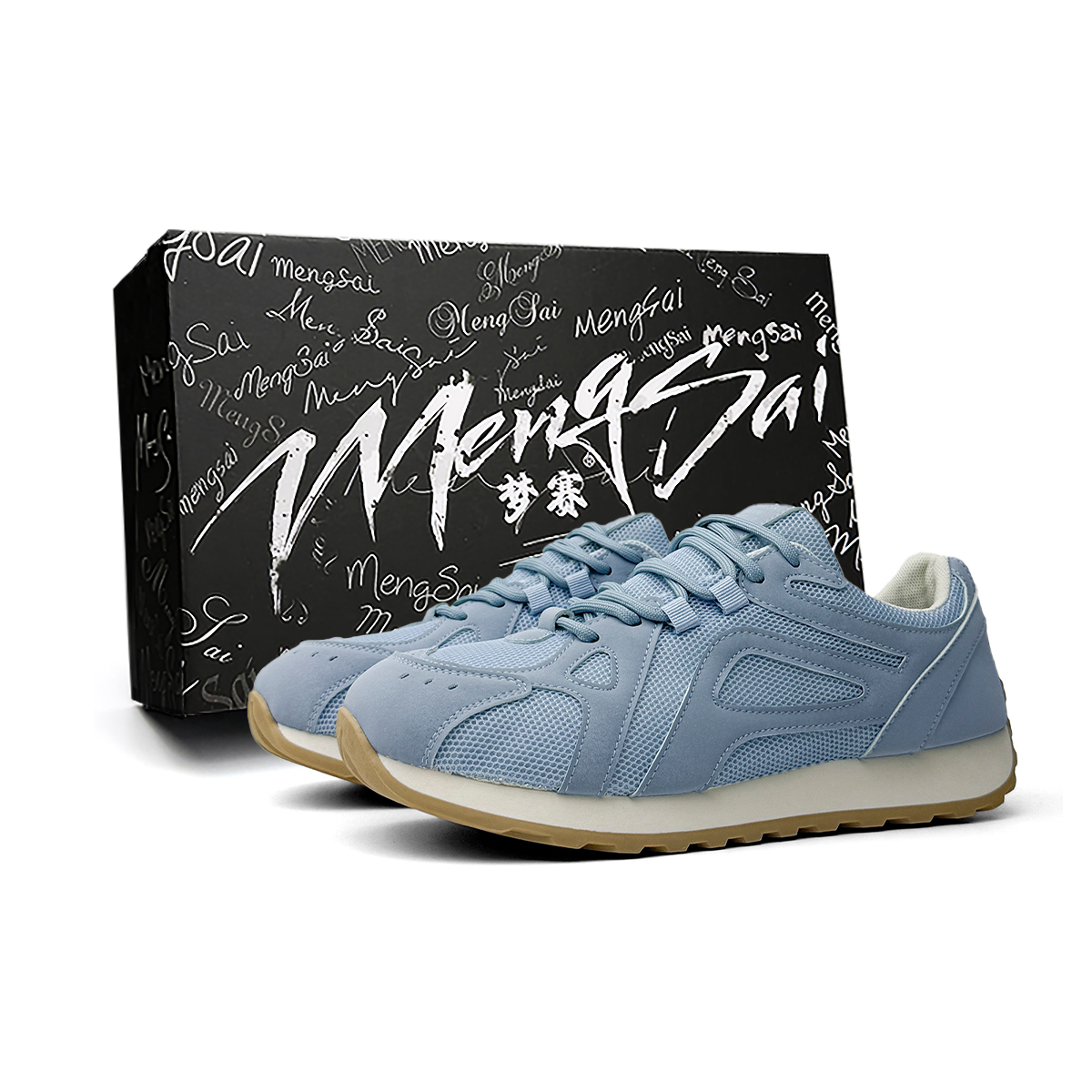 Mengsai Низкие повседневные кроссовки Coverage Balance, мужские, дымчато-синие
Mengsai Низкие повседневные кроссовки Coverage Balance, мужские, дымчато-синие