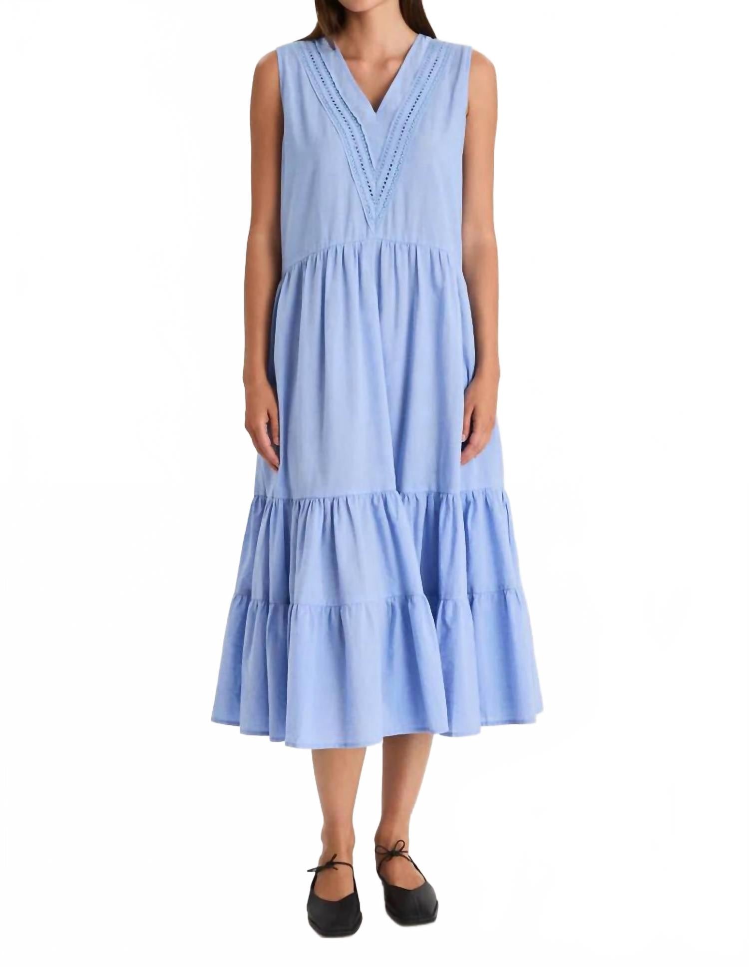 Платье Marisa в шамбрэ Merlette, Chambray
Платье Marisa в шамбрэ Merlette, Chambray