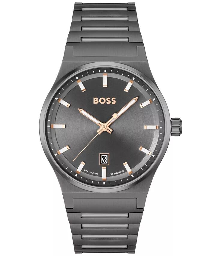 Мужские часы Candor Quartz Basic Calendar с ионным покрытием, серая сталь, 41 мм Hugo Boss
Мужские часы Candor Quartz Basic Calendar с ионным покрытием, серая сталь, 41 мм Hugo Boss