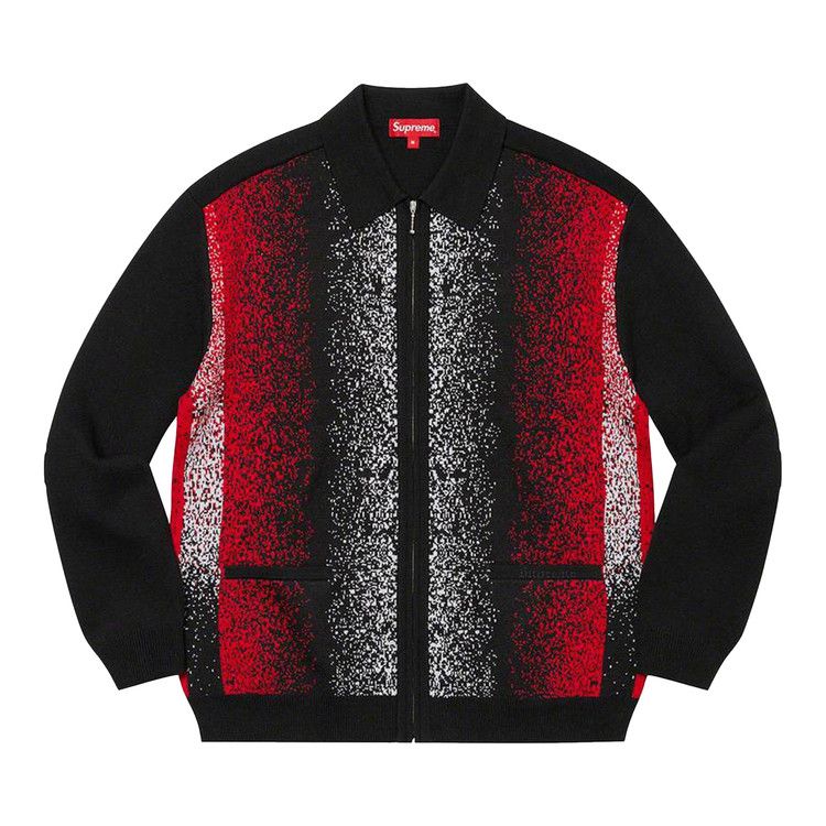 Кардиган Supreme Gradient Stripe Zip Up Cardigan 'Black'
Кардиган Supreme Gradient Stripe Zip Up Cardigan 'Black'