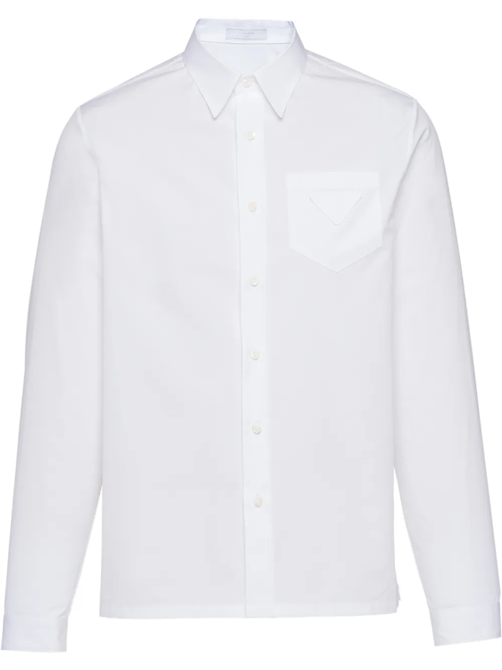 Рубашка с логотипом Prada, белый
Рубашка с логотипом Prada, белый