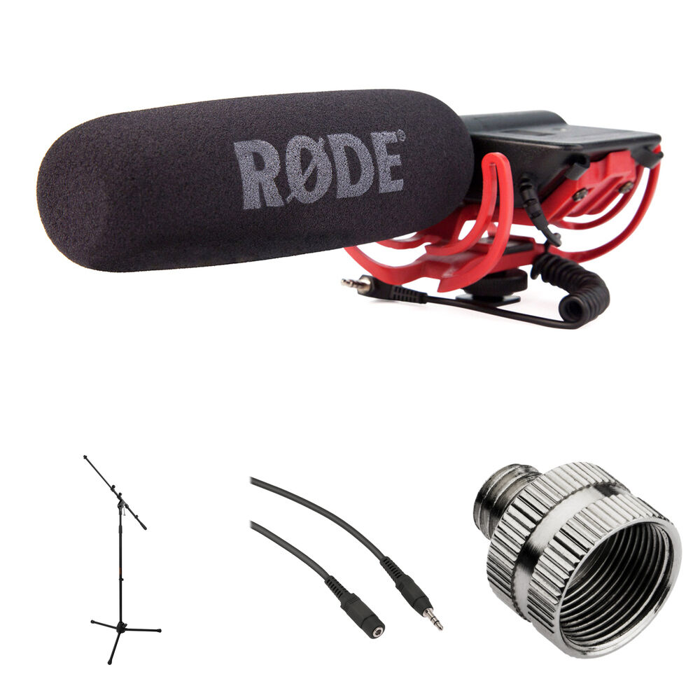 Комплект микрофона-пушки RODE VideoMic для крепления на камеру со студийной микрофонной стойкой и удлинительным кабелем
Комплект микрофона-пушки RODE VideoMic для крепления на камеру со студийной микрофонной стойкой и удлинительным кабелем