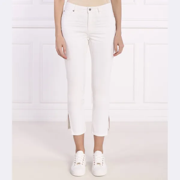 Джинсы узкого кроя с боковыми разрезами средняя талия Michael Kors, белый
Джинсы узкого кроя с боковыми разрезами средняя талия Michael Kors, белый
