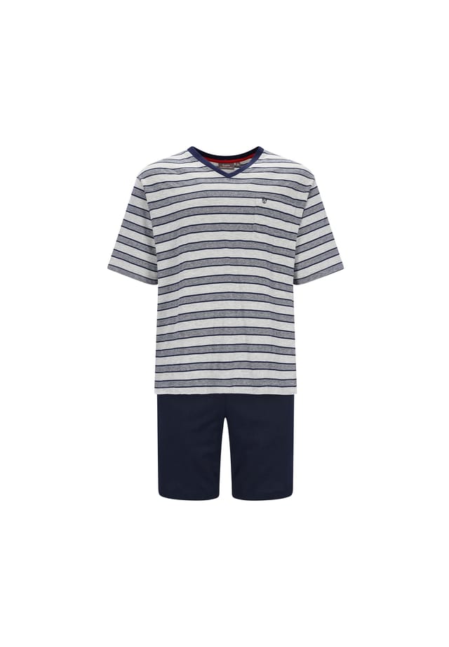 Пижама - klima-light с длинным v-образным вырезом из смеси хлопка и полосок Hajo, мультиколор
Пижама - klima-light с длинным v-образным вырезом из смеси хлопка и полосок Hajo, мультиколор