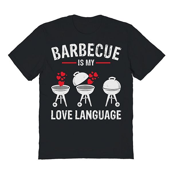 Мужская футболка с принтом "Barbecue is my love language" ко Дню святого Валентина Licensed Character
Мужская футболка с принтом "Barbecue is my love language" ко Дню святого Валентина Licensed Character