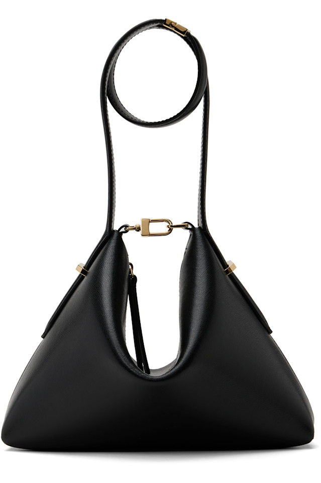 Кожаный клатч-браслет со скошенным краем Toteme, черный
Кожаный клатч-браслет со скошенным краем Toteme, черный