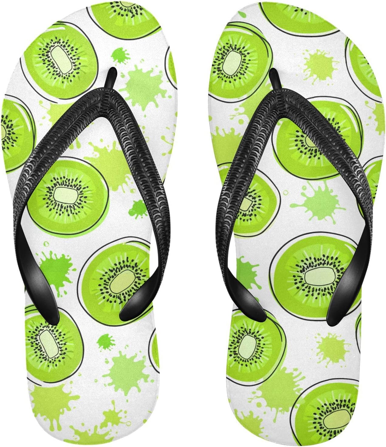 Шлепанцы с рисунком киви, зеленые, для пляжа, душа, резиновые нескользящие летние тапочки для мужчин и женщин Sinestour
Шлепанцы с рисунком киви, зеленые, для пляжа, душа, резиновые нескользящие летние тапочки для мужчин и женщин Sinestour
