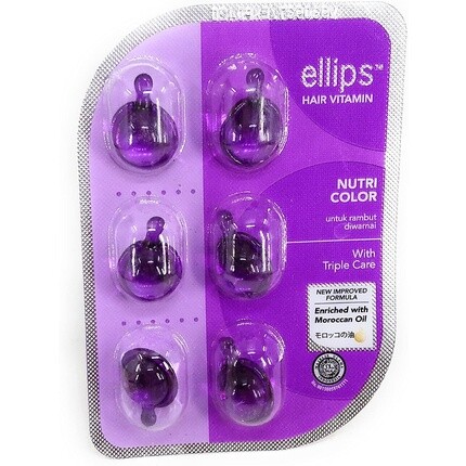 Марокканское масло для волос Витамин Nutri Color, 6 капсул, 12 блистеров, Ellips
Марокканское масло для волос Витамин Nutri Color, 6 капсул, 12 блистеров, Ellips