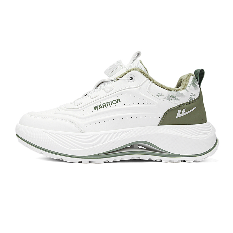 Термообувь Casual мужская Low top с увеличенной высотой амортизации WARRIOR, белый/зеленый
Термообувь Casual мужская Low top с увеличенной высотой амортизации WARRIOR, белый/зеленый